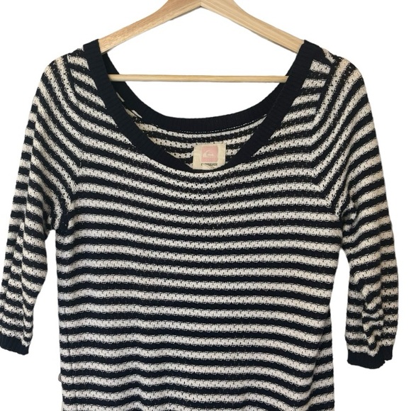 Quicksilver 3/4 Sleeve Stripes Sweater - Picture 3 of 10